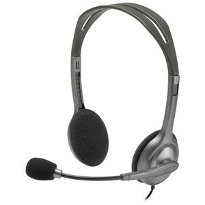 Slušalice Logitech H111, žičane, stereo, 3.5mm, crne
