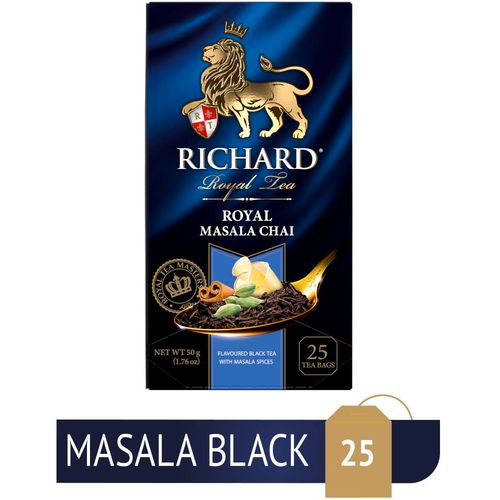 Richard Royal Masala Chai - Crni čaj sa djumbirom, cimetom i aromom masala začina, 25x2g 1100477 slika 1