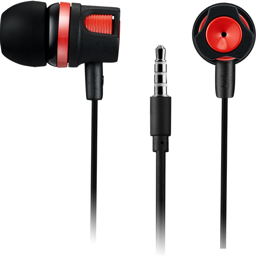 Canyon EP-3 Stereo earphones with microphone, Red slika 2