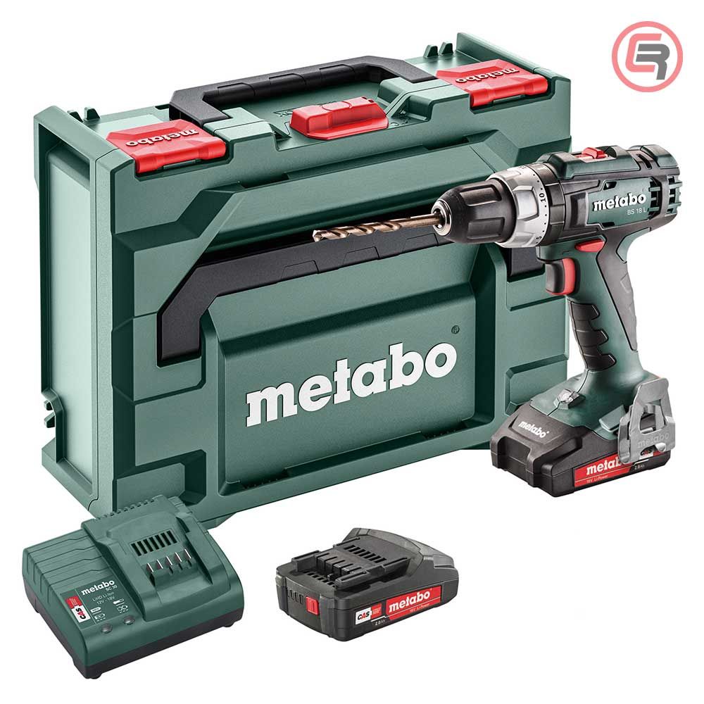 Metabo Bušilica - Odvijač Aku BS 18 L 2 x AKU (2,0 Ah) SC 30 + metaBOX 145 - 602321500 slika 1