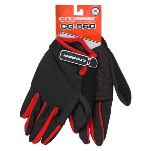Crosser rukavice CG-560 Long finger - L veličina - crno/crvene slika 1