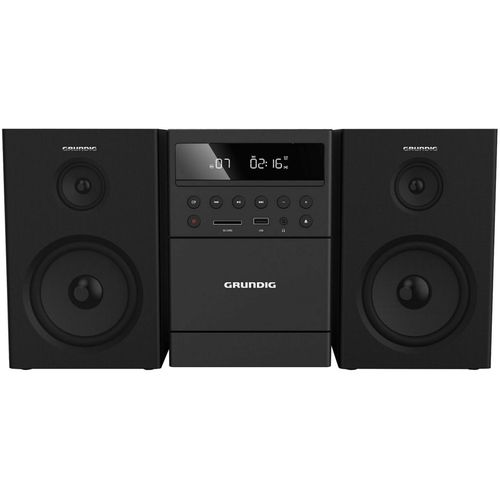 Grundig Micro sistem, BT, FM radio, MP3/WMA, USB, kazetofon, 20W - MS300 slika 1