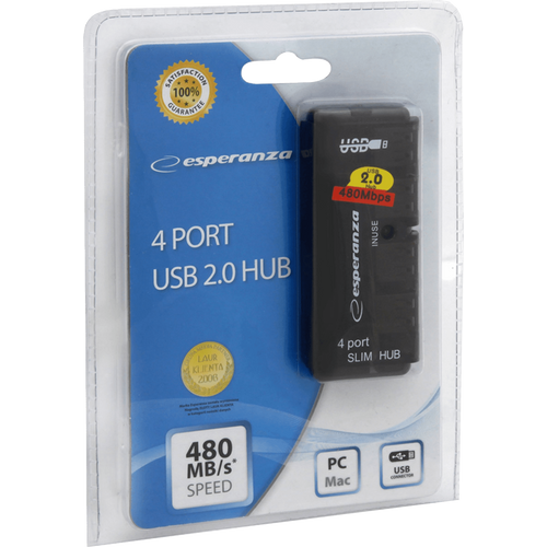 Esperanza USB2.0 razdjeljnik,  HUB, 4 porta - EA112 slika 2