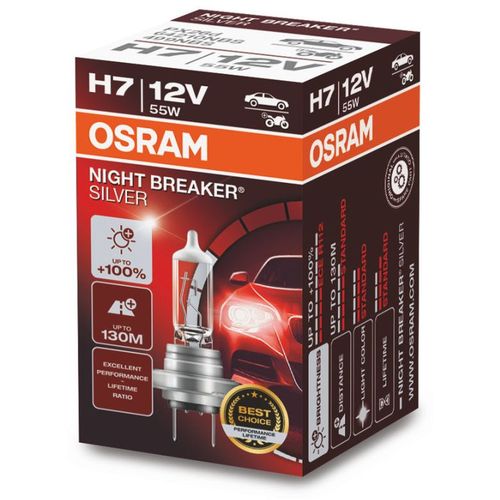 Sijalica H7 +100% OSRAM Night Breaker Silver slika 1