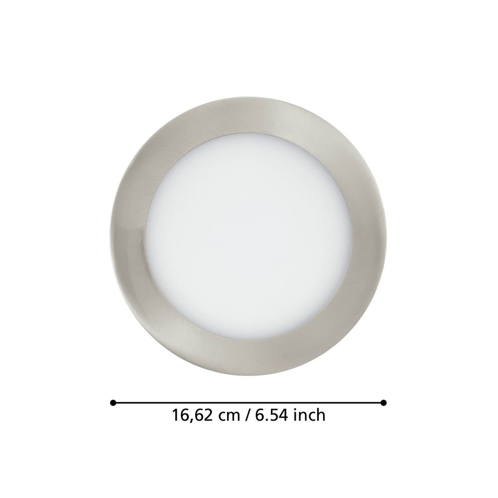 Eglo Ugradbena LED Spot Fueva-Z, 10,8W, Promjer 165mm, Nikl/Mat, IP44 slika 6