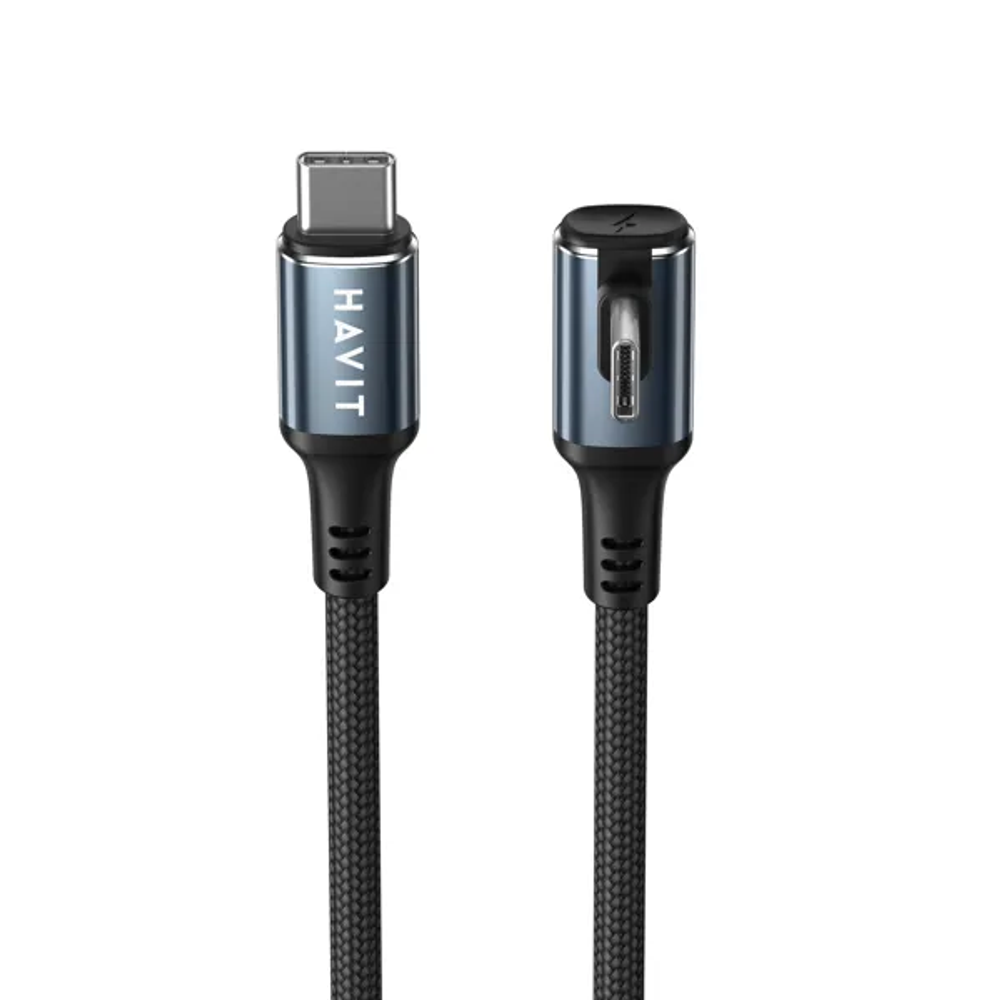 HAVIT KABEL ZA MOB Type C-Type C kutni CB6314, crno-plava 3metra slika 3