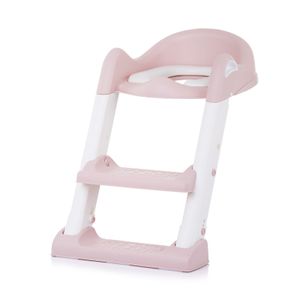 Chipolino sjedalica za WC s ljestvama Tippy pink 