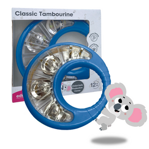 Edushape igračka Classic Tambourine - Blue