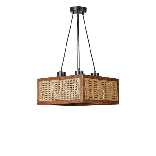 Kumsal 4 Lü Kare Ceviz Rattan Avize Rattan
Walnut Chandelier slika 2