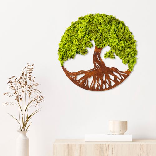 Tree Of Life 3 Green Decorative Wall Accessory slika 1