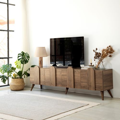 TV komoda New Line - Walnut v2 od orahovog furnira slika 1