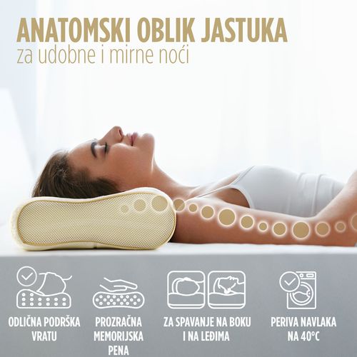 Anatomski jastuk MemoDream slika 3