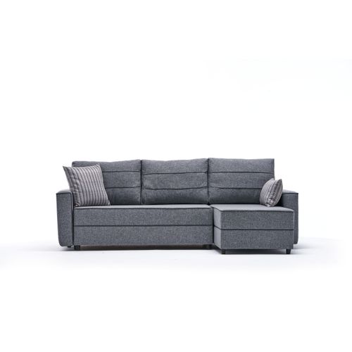 Atelier Del Sofa Kutna garnitura na razvlačenje, Sivo, Ece Right - Grey slika 5