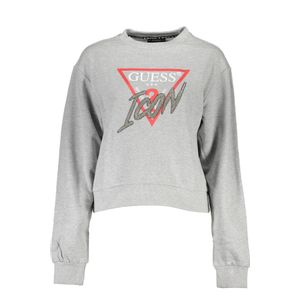 GUESS JEANS SWEATSHIRT WITHOUT ZIP WOMAN GRAY