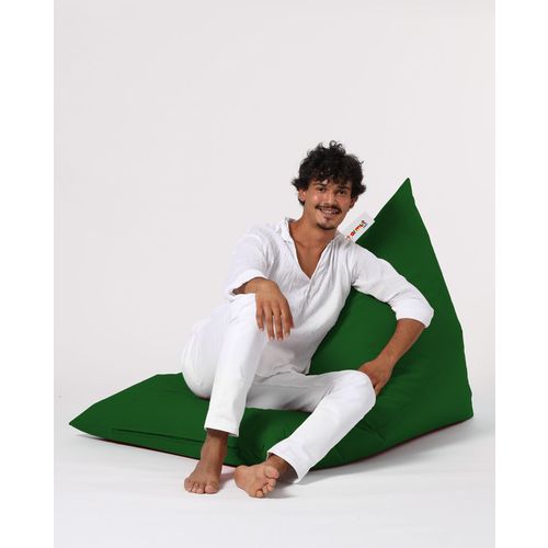 Atelier Del Sofa Vreća za sjedenje, Pyramid Big Bed Pouf - Green slika 11