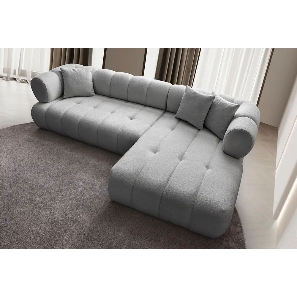 Ugaona Sofa Petra Desna - Siva slika 4