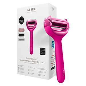 MicroNeedle Face & Body Roller GESKE | 9 in 1 , magenta