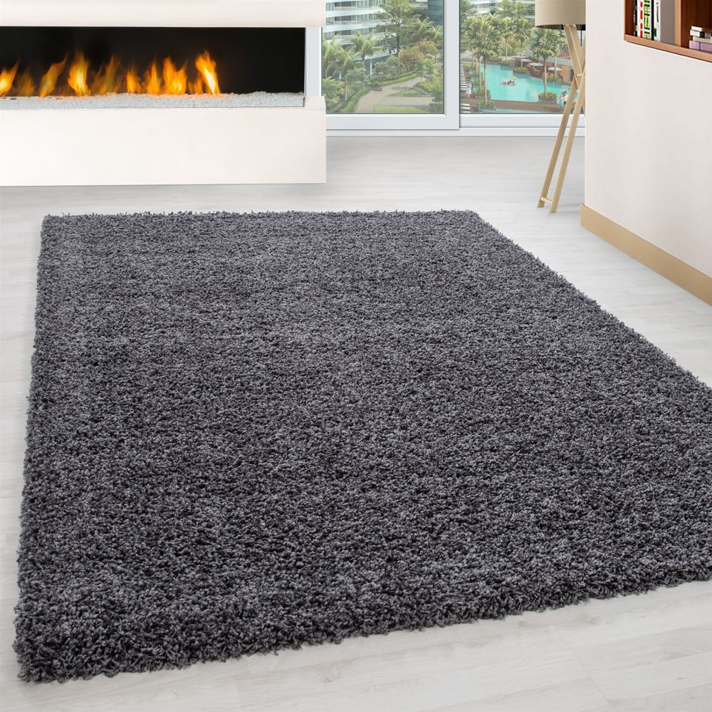 Tamnosivi Tepih LIFE1500GREY (160 x 230 cm) slika 1