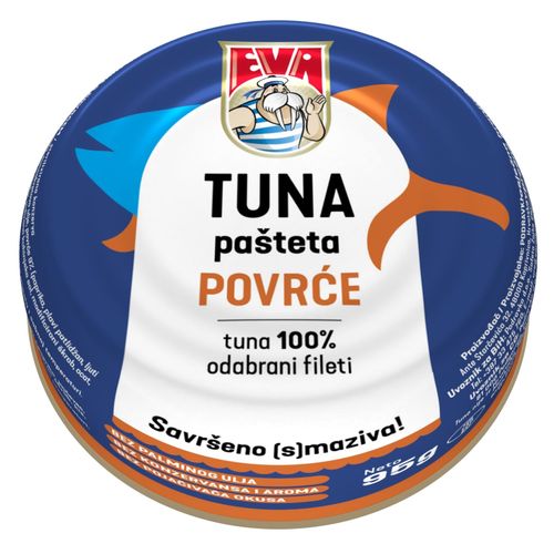 Eva Tuna Pašteta Povrće, Limenka 95g slika 1