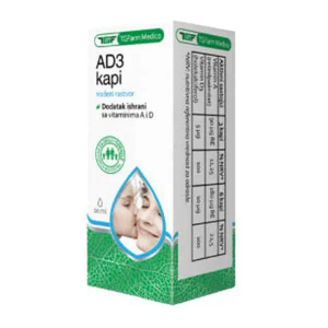 TG AD3 KAP A10 ML - Dodatak Ishrani sa Vitaminima A i D
