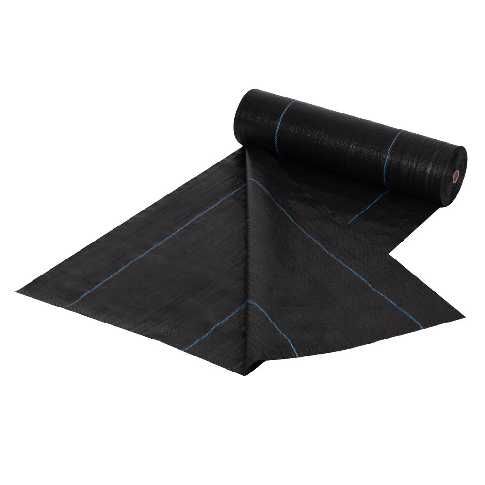 MultiGarden crna UV-otporna agrotekstilna tkanina 135 g/m² protiv korova 1,1 × 50 m, s klinovima slika 6