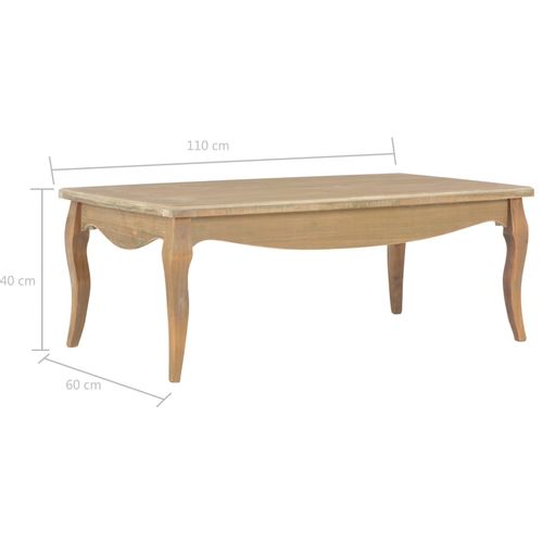 280004 Coffee Table 110x60x40 cm Solid Pine Wood slika 35