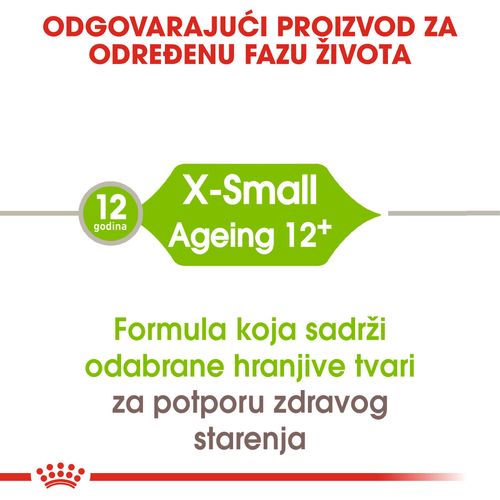 ROYAL CANIN SHN Extra Small Ageing +12, potpuna hrana za pse vrlo malih pasmina (do 4 kg konačne težine) starije od 12 godina, 1,5 kg slika 8