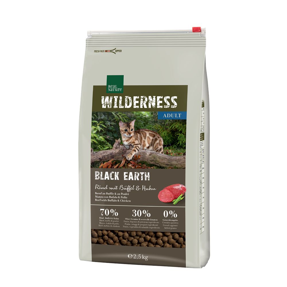 Real Nature Cat Wilderness Adult govedina s bivolom slika 1