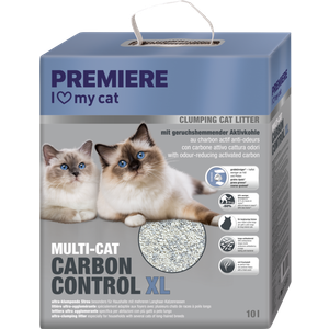Premiere pijesak za mačke Multi-Cat Carbon control XL 10 l
