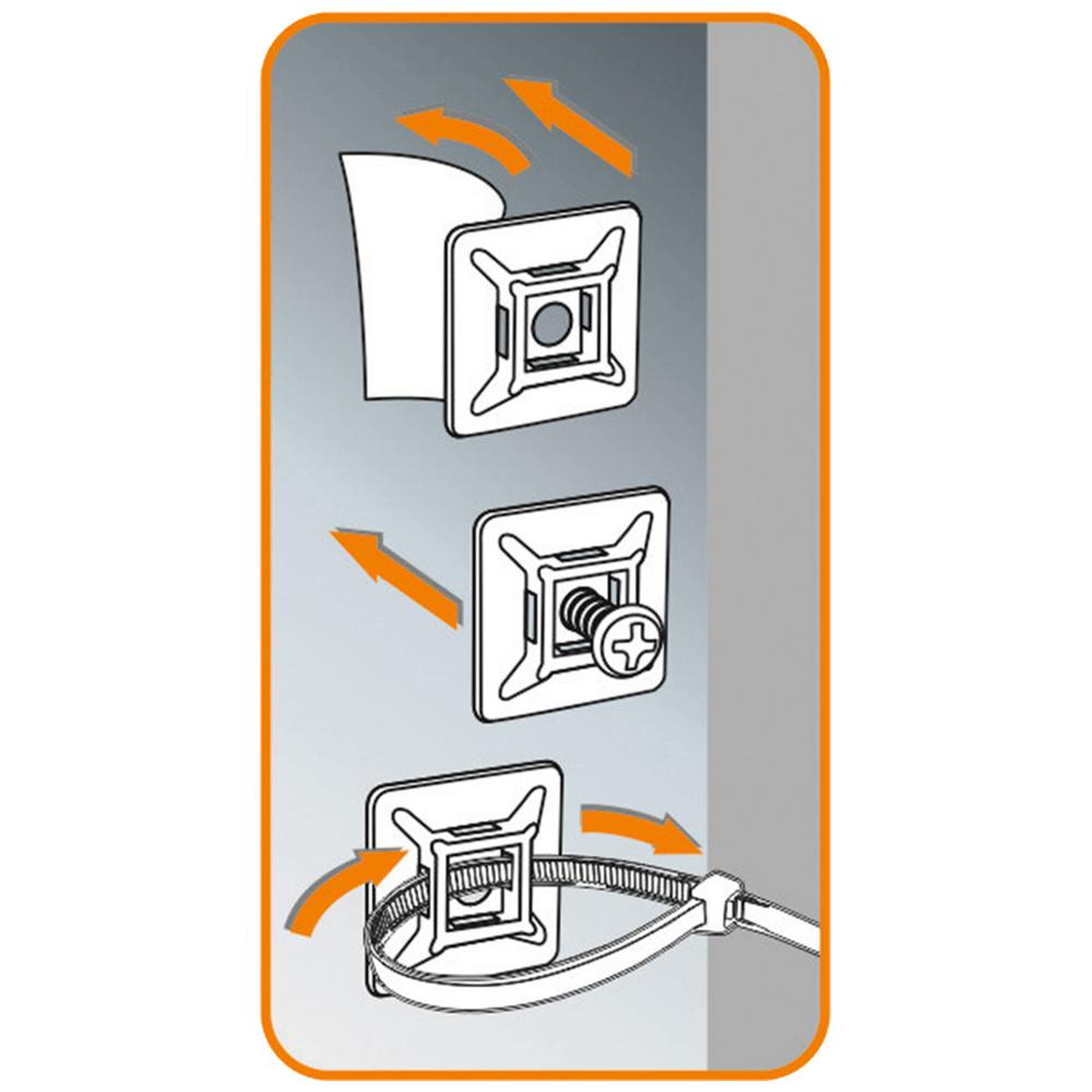 home Organizator kabela, pakiranje 50 kom. - CTT 28BK slika 2