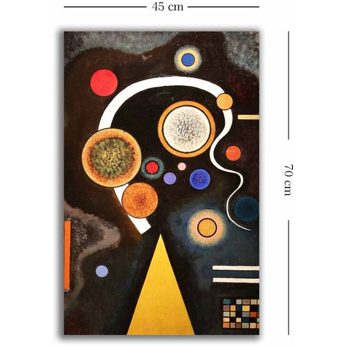 4570KANDINSKY014 Multicolor Decorative Canvas Painting slika 3