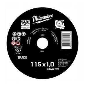Milwaukee Ploča Rezna 115X1