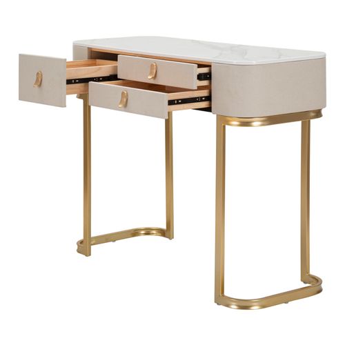 Mauro Ferretti Konzola CONSOLE 3 DRAWERS BEAUTY cm 100X40X80 slika 3