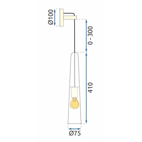 TOOLIGHT ZIDNA SVJETILKA APP896-1W ZLATNA slika 9