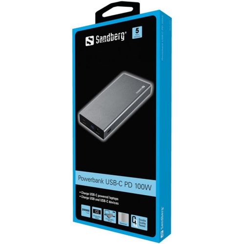 Powerbank Sandberg USB-C 420-52 20000mAh 100W slika 2