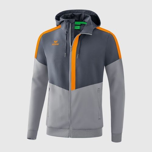 Jakna Erima Squad u Bojama Slate Grey, Monument Grey i New Orange slika 1