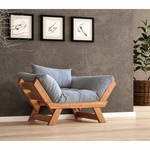 Jednosjed sofe za vrt, CPT8153-140, boje: teak siva