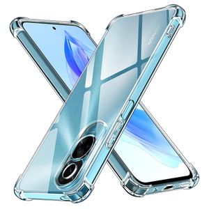 Techsuit Shockproof Clear Silicone prozirna maskica otporna na udarce za Honor 90 Lite