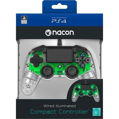 NACON PS4 WIRED ILLUMINATED COMPACT CONTROLLER GREEN slika 10