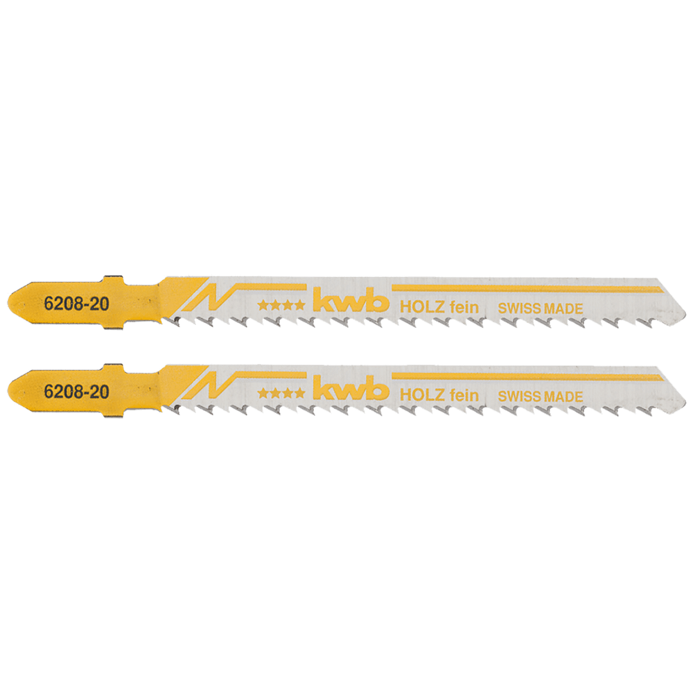 KWB list za ubodnu pilu, l - 100 mm, za drvo, metal i plastiku, fini, 2 kom slika 1