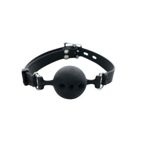 Silikonska kugla za usta sa rupicama - Silicone Breathable Ball Gag