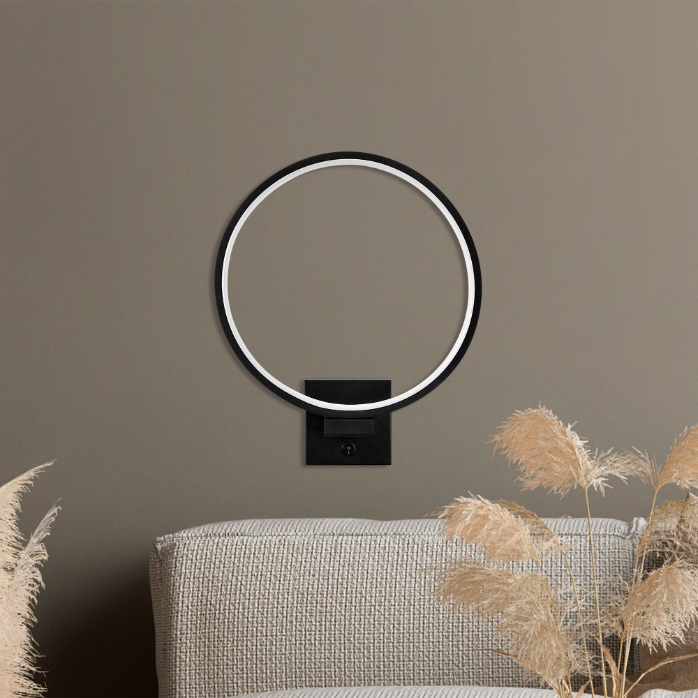 Halka - 13309 Crna Zidna Lampa slika 2