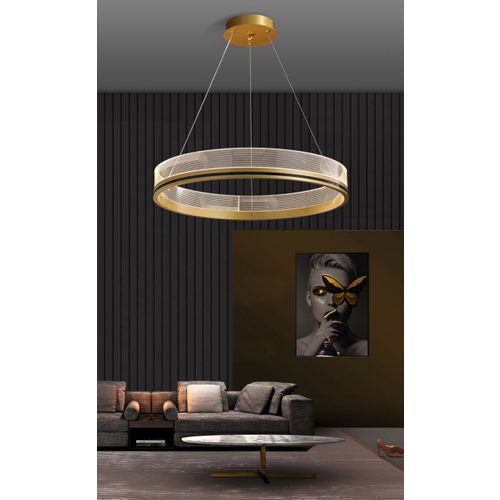 Lampa Viseća APP1190-CP Gold 60cm slika 2