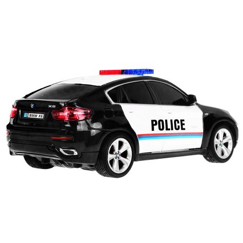 Auto na daljinsko upravljanje 1:24 R/C police Bmw X 6 - crni slika 5