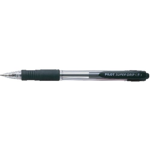 Kemijska olovka Pilot Super grip, BPGP-10R-F-B, crna slika 3