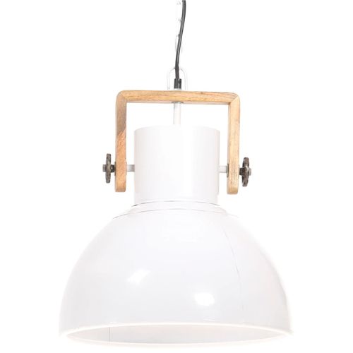 Industrijska viseća svjetiljka 25 W bijela okrugla 40 cm E27 slika 30