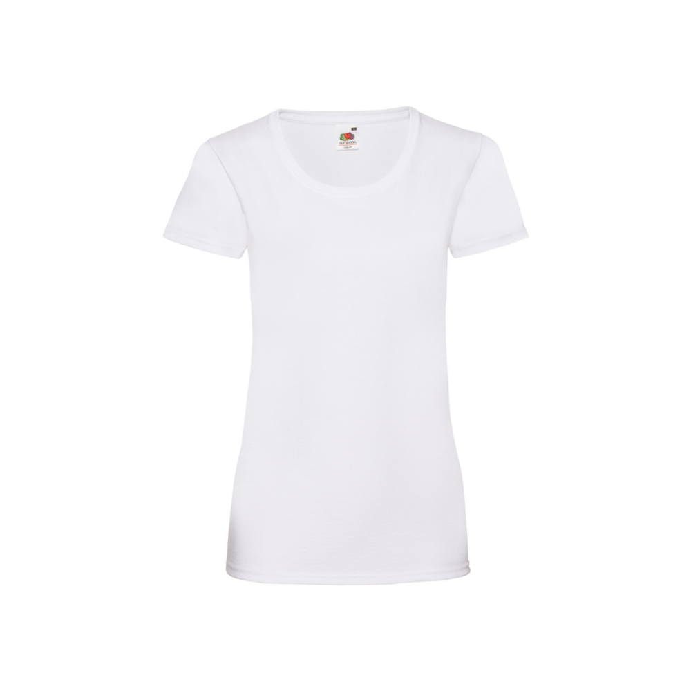 Fruit Of The Loom Majica kratkih rukava Lady Fit 160g - Bijela S slika 1