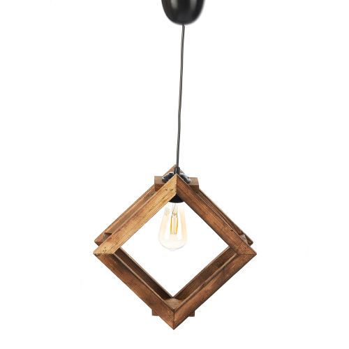 Square Antiquation Brown Chandelier slika 2