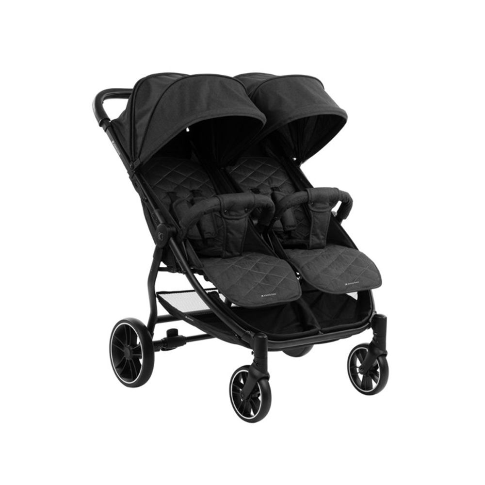 Kikka Boo Kolica za blizance Happy 2, Black slika 2