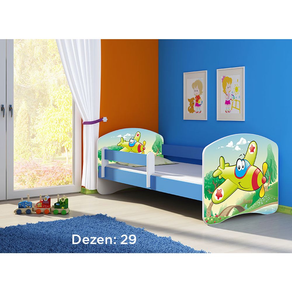 ACMA Dječiji krevet Acma II Blue - 140x70cm - Dezen 29 slika 2